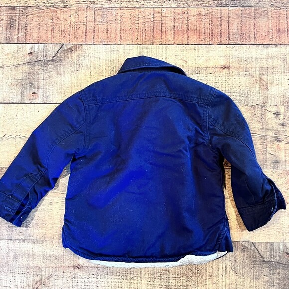 The Children's Place Blue Shacket Sherpa Lined Size 18-24 mos Jacket - Picture 3 of 6